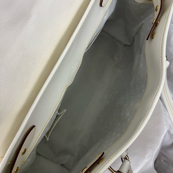 Authentic Louis Vuitton Suhali L’absolu De Voyage White Satchel - Picture 12 of 12